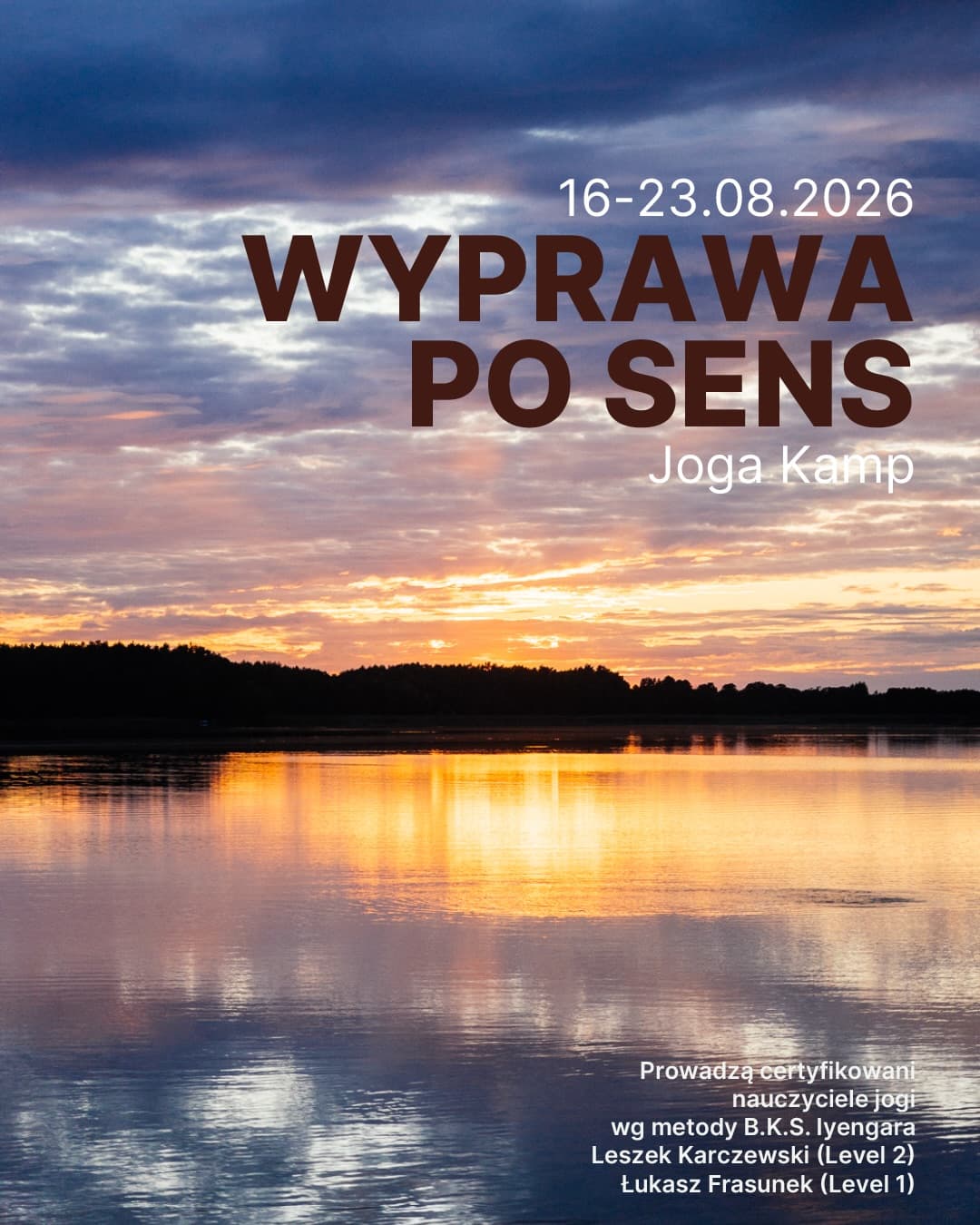 WYPRAWA PO SENS joga kamp