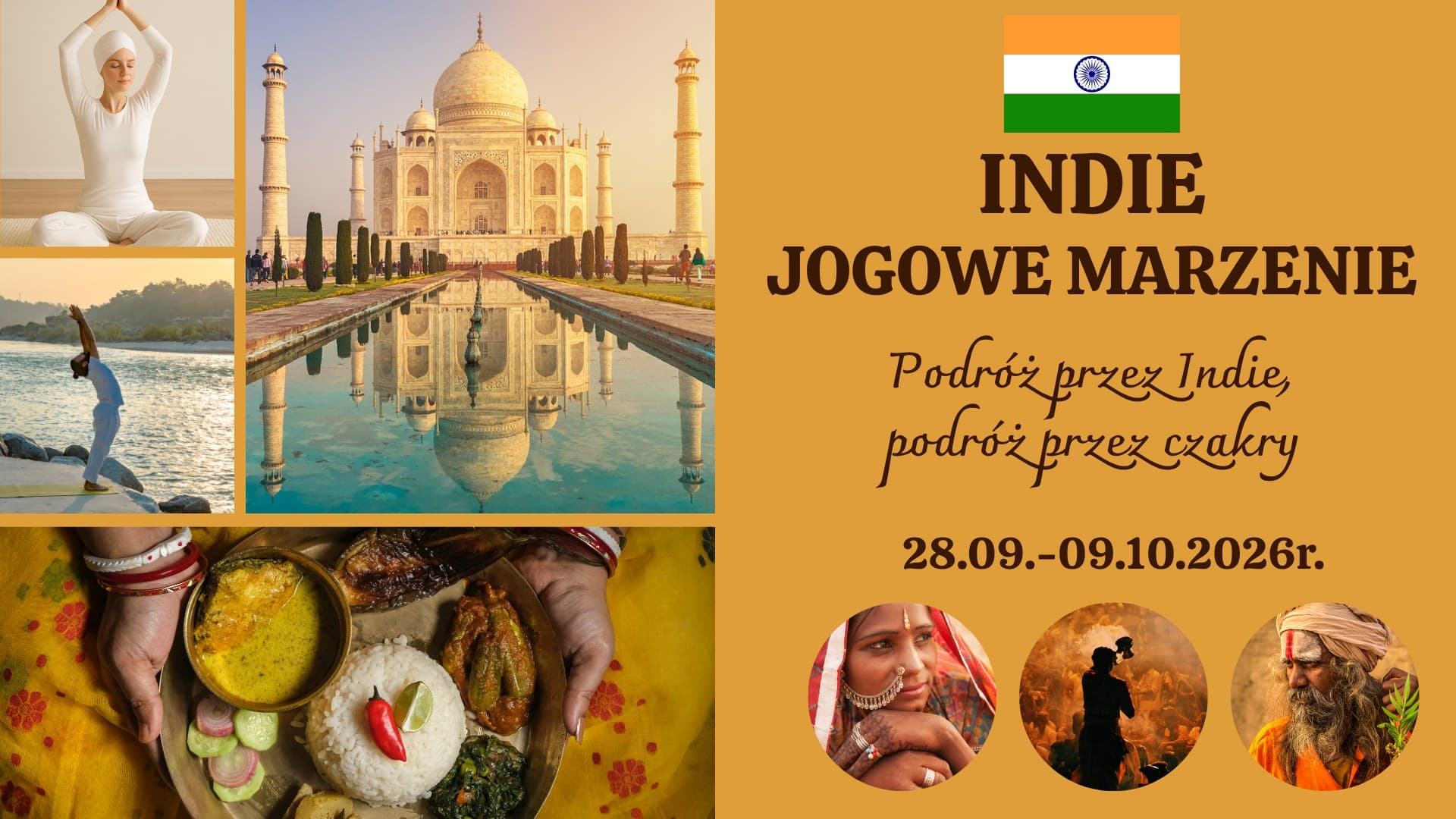 INDIE - Jogowe marzenie: Podróż przez Indie, podróż przez czakry 